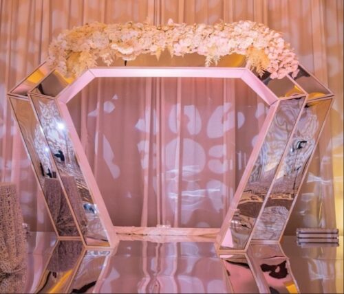 Diamond Silver Acrylic Backdrop